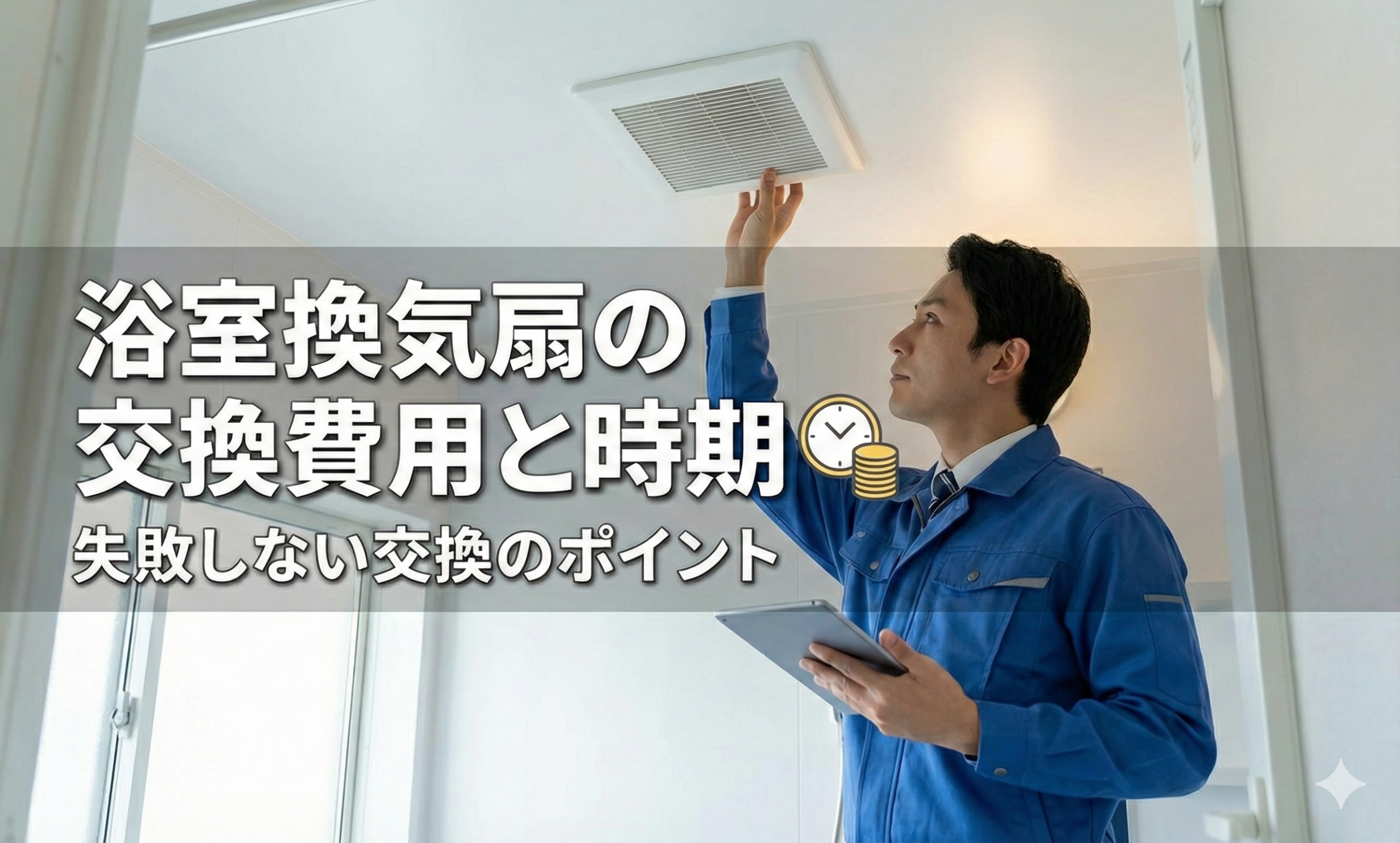 浴室換気扇の交換費用と時期｜失敗しない交換のポイント