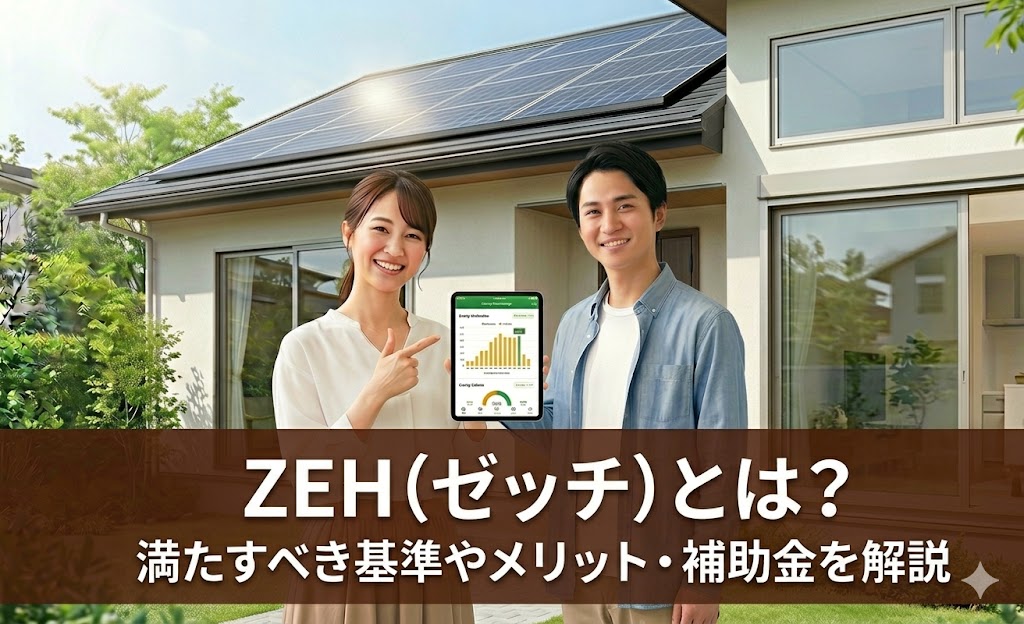 ZEH（ゼッチ）とは？満たすべき基準やメリット・補助金を解説