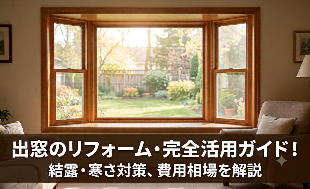 出窓のリフォーム・活用完全ガイド！メリット・デメリットや結露・寒さ対策、費用相場を解説