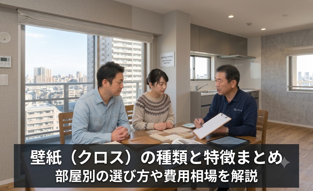 壁紙の種類と特徴まとめ！部屋別の選び方や費用相場を解説